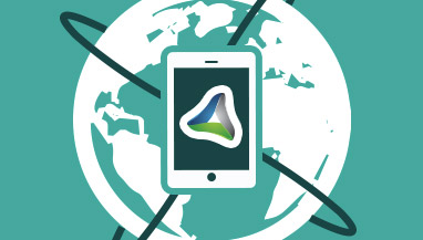 remote screen sharing graphic