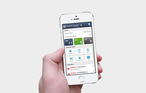 Salestracker mobile CRM for field sales teams