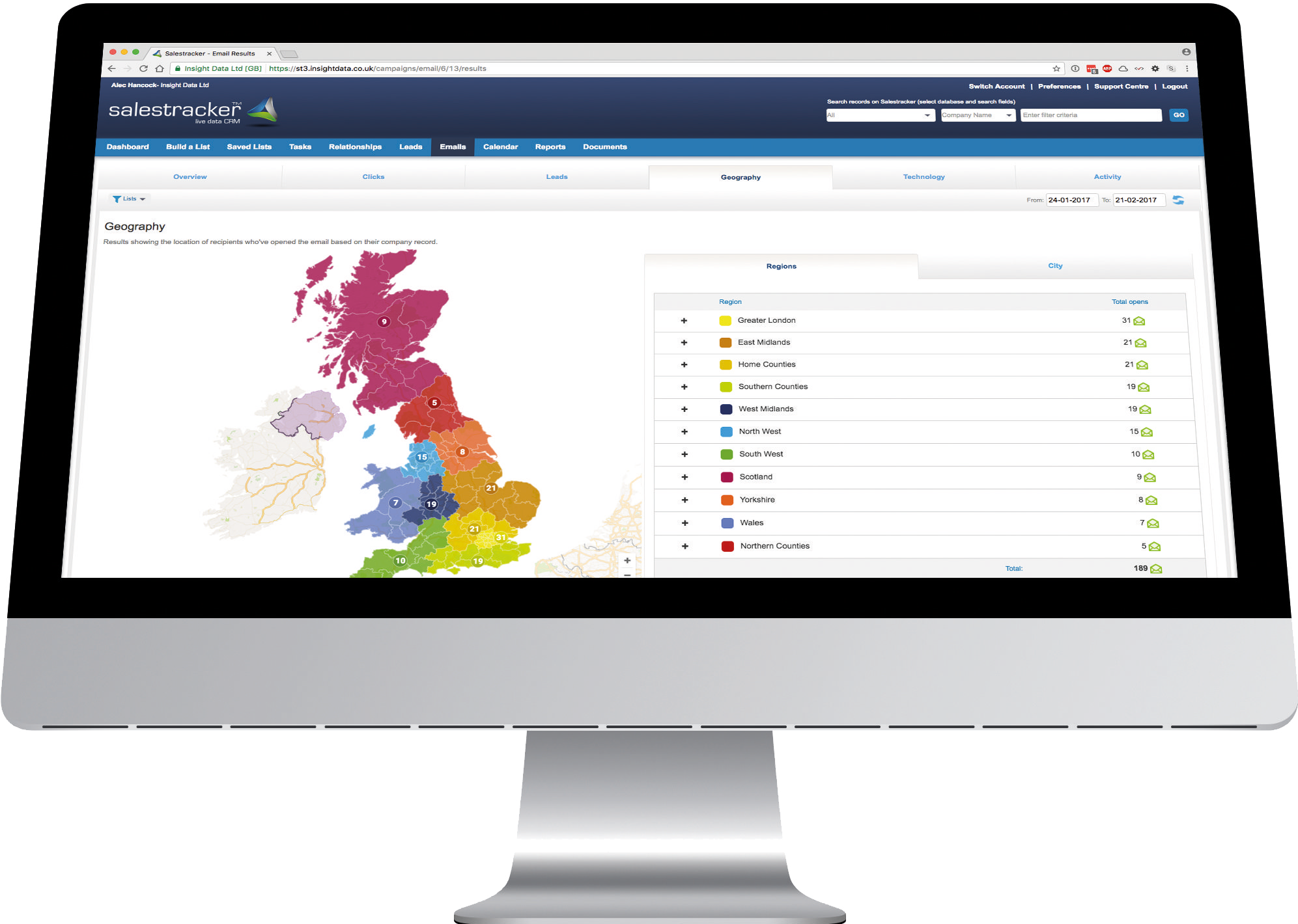 Salestracker Launch new Email Platform - STEM