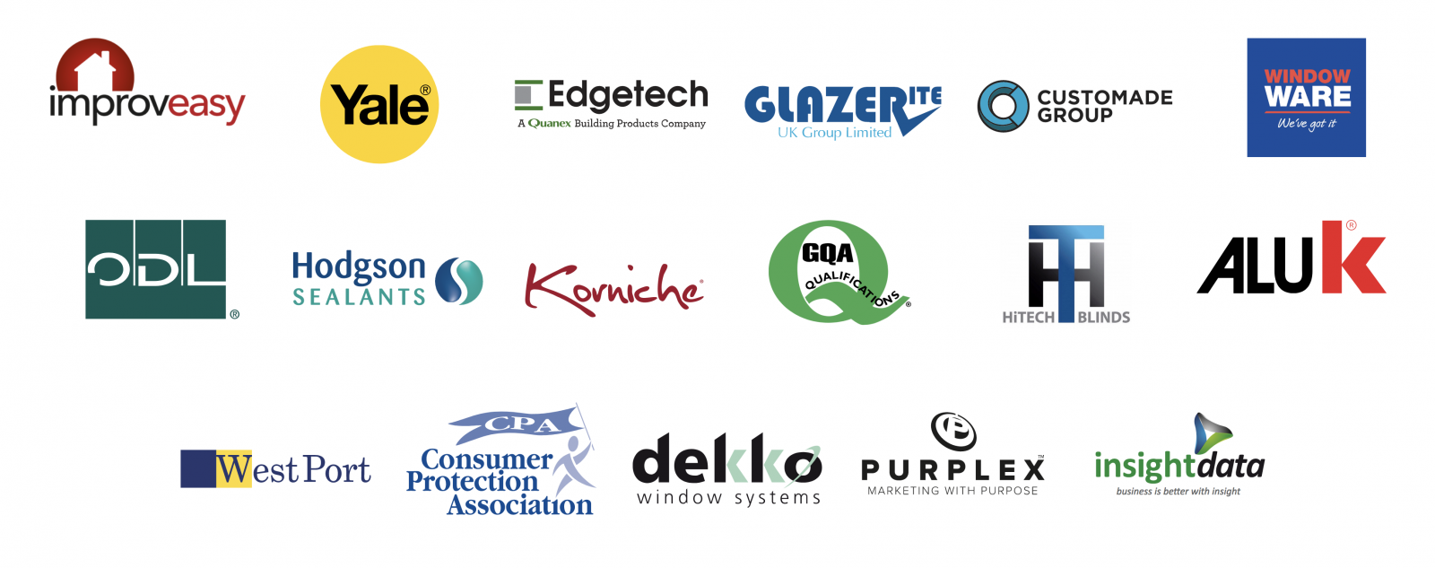 Glazing Summit Sponsors