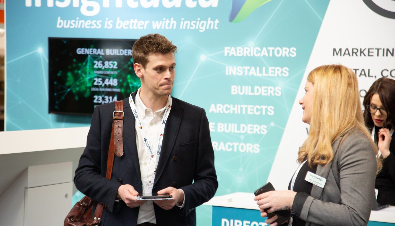 Insight Data and visitors at UK Construction Week 2018