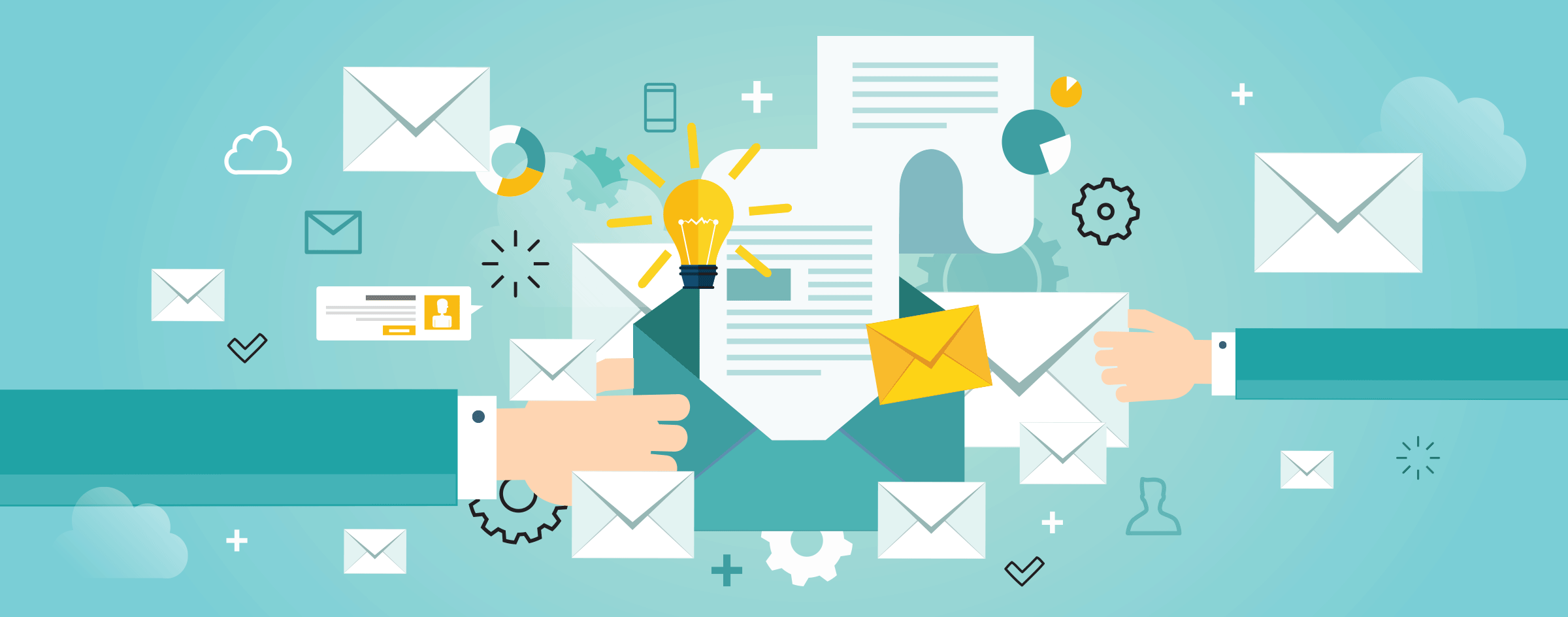 Direct mail animated graphic Insight Data