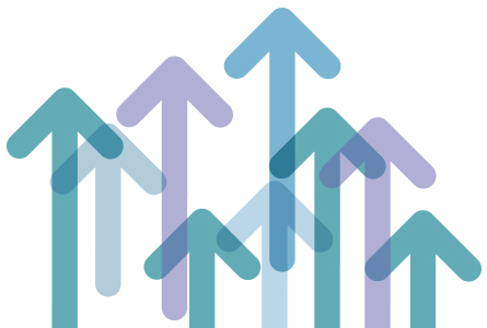 trending upwards graphic