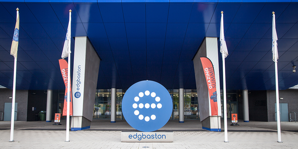 Front of Edgbaston Stadium