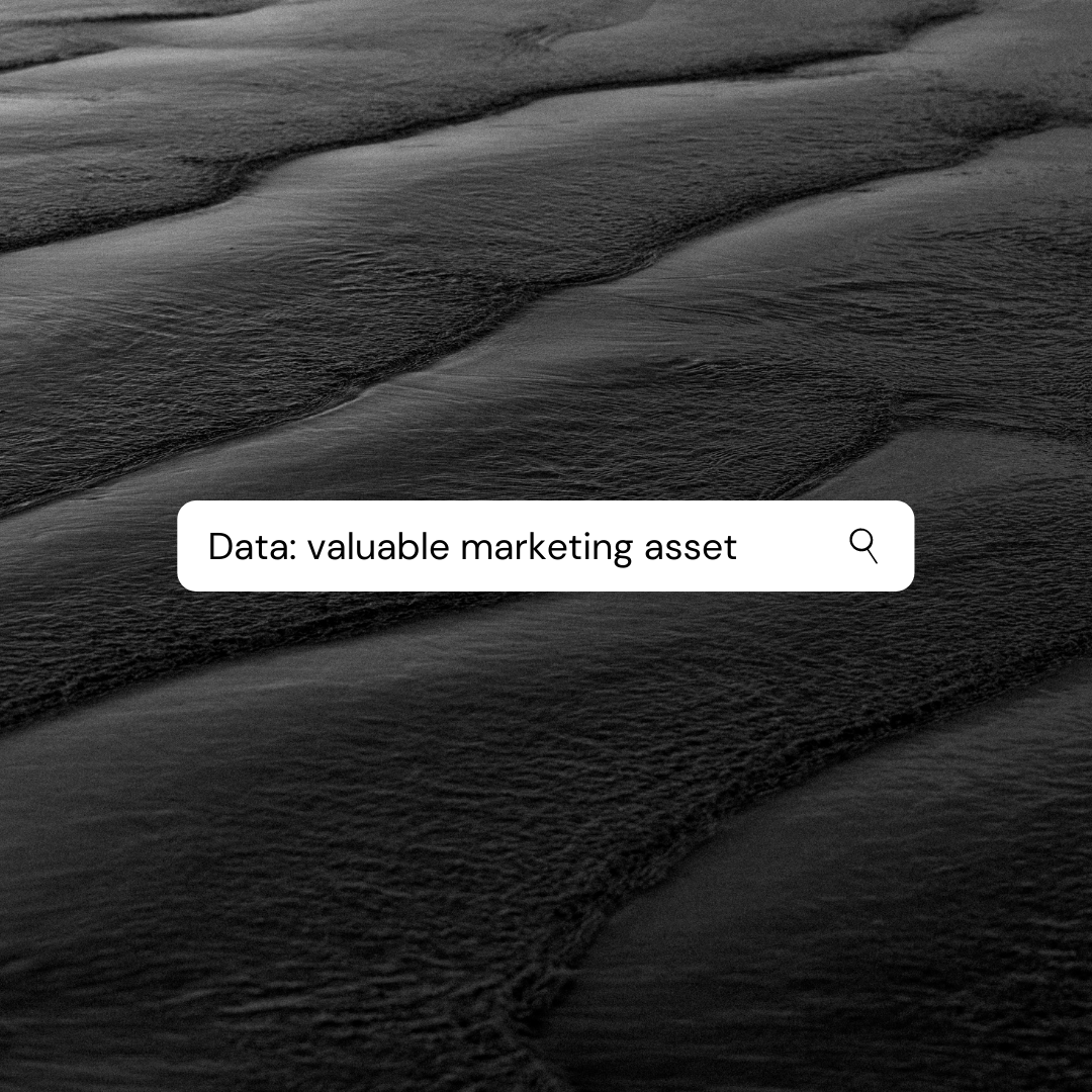 picture of oil slick representing data marketing asset