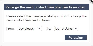 Salestracker - Reassign Tasks