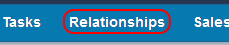 Salestracker - Relationships Button