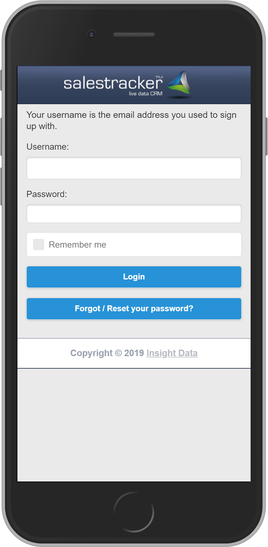 Salestracker Mobile Login
