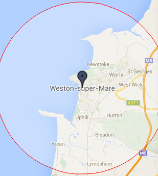 Salestracker Mobile Mile Radius Circle