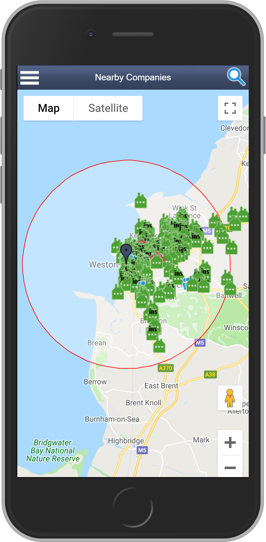 Salestracker Mobile Nearby